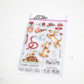 Heffy Doodle Hot Diggity Dog   Clear Stamps - Stempel 