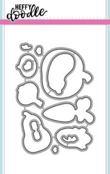 Heffy Doodle Veggie Patch Cutting Dies - Stanze