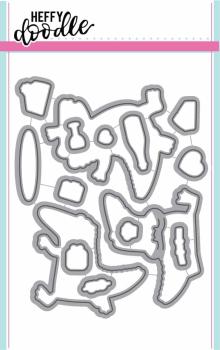 Heffy Doodle Happy Snappy Crocs  Cutting Dies - Stanze