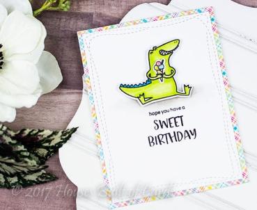 Heffy Doodle Happy Snappy Crocs  Cutting Dies - Stanze