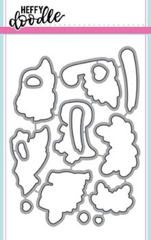 Heffy Doodle Dino Time Cutting Dies - Stanze