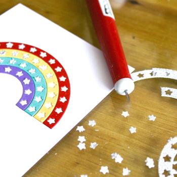 Heffy Doodle Starry Rainbow  Cutting Dies - Stanze  