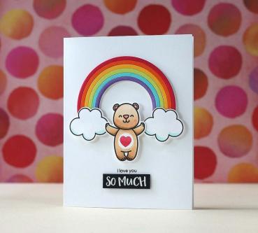 Heffy Doodle Unbearable Without You  Cutting Dies - Stanze