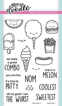 Heffy Doodle Treat Yo'Self   Clear Stamps - Stempel 