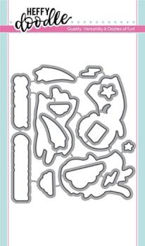 Heffy Doodle Superdudes Cutting Dies - Stanze