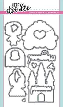 Heffy Doodle Happily Ever Crafter  Cutting Dies - Stanze
