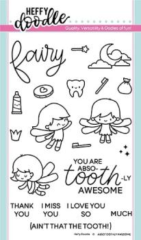 Heffy Doodle Absotoothly Awesome   Clear Stamps - Stempel 