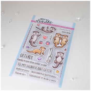 Heffy Doodle Otter Side   Clear Stamps - Stempel 