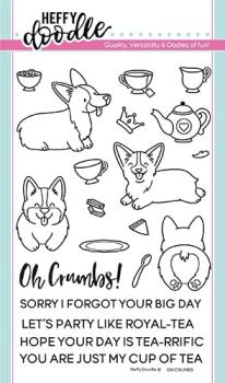 Heffy Doodle Oh Crumbs   Clear Stamps - Stempel 