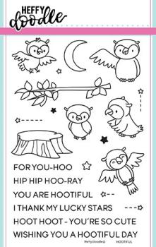 Heffy Doodle Hootiful   Clear Stamps - Stempel 