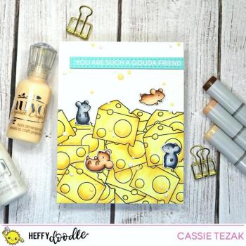 Heffy Doodle Hello Squeakheart   Clear Stamps - Stempel 