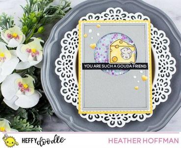 Heffy Doodle Hello Squeakheart   Clear Stamps - Stempel 