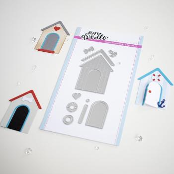 Heffy Doodle Build A Cabin  Cutting Dies - Stanze  