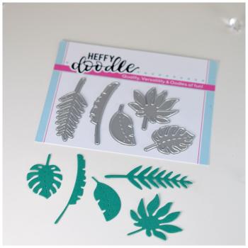 Heffy Doodle Amazonian Leaves  Cutting Dies - Stanze  