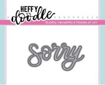 Heffy Doodle Sorry  Cutting Dies - Stanze  