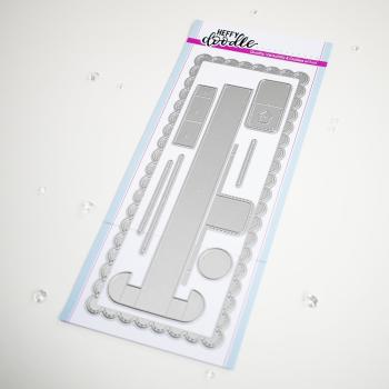Heffy Doodle Slimline Pull Tab  Cutting Dies - Stanze  