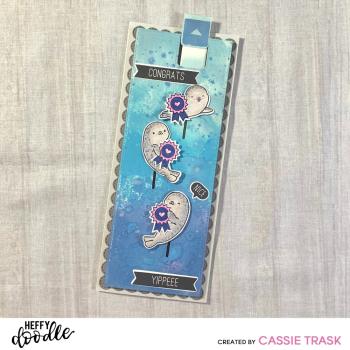 Heffy Doodle Slimline Pull Tab  Cutting Dies - Stanze  