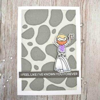 Heffy Doodle Stitched Stones  Cutting Dies - Stanze  