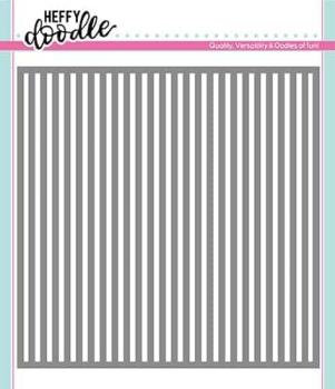 Heffy Doodle Pinstripe Stencil - Schablone