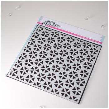 Heffy Doodle Crazy Kaleidoscope  Stencil - Schablone