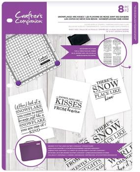 Crafters Companion - Snowflakes are Kisses - Clear Stamps