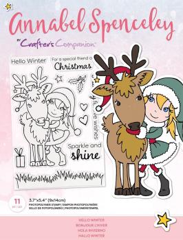 Crafters Companion - Annabel Spenceley Hello Winter - Clear Stamps