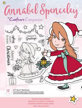 Crafters Companion - Annabel Spenceley Making Spirits Bright - Clear Stamps