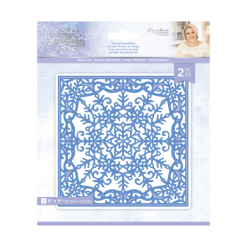 Crafters Companion - Glittering Snowflakes Metal Die Grande Snowflake - Stanze