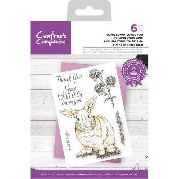 Crafters Companion - Some Bunny Loves You - Clear Stamps