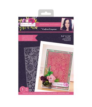 Crafters Companion -Sensational Succulents - Succulent Frame - Prägefolder