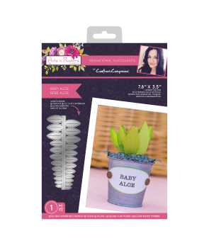 Crafters Companion - Sensational Succulents Metal Dies Baby Aloe - Stanze