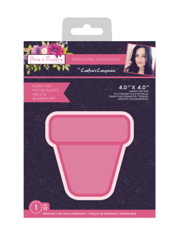 Crafters Companion - Sensational Succulents Metal Dies Plant Pot - Stanze