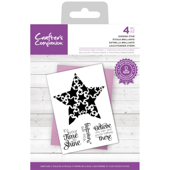 Crafters Companion - Shining Star - Clear Stamps