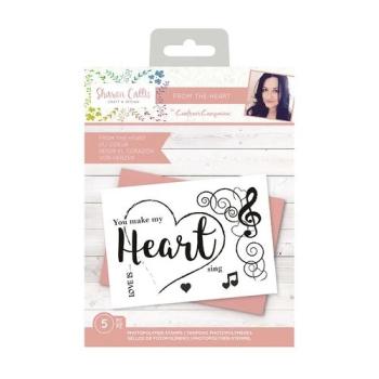 Crafters Companion - Sharon Callis From the Heart - Clear Stamps