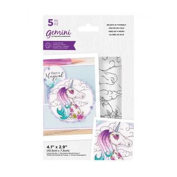 Gemini Believe in Yourself Stamp & Die - Stempel & Stanze 