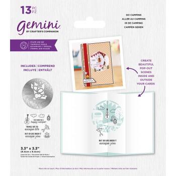 Gemini Go Camping Stamp & Die - Stempel & Stanze 