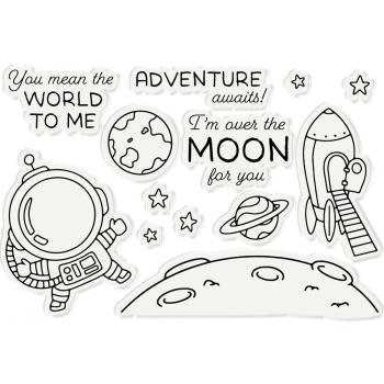 Gemini Over The Moon Stamp & Die  - Stempel & Stanze 