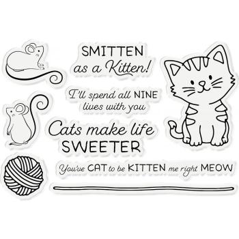 Gemini Smitten As A Kitten Stamp & Die  - Stempel & Stanze 