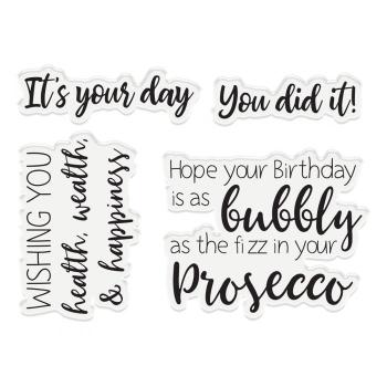 Gemini Prosecco Celebration Stamp & Die  - Stempel & Stanze 