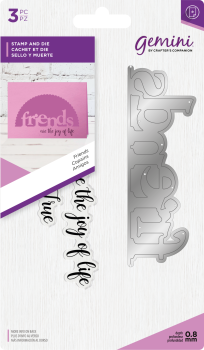 Gemini Friends  Stamp & Die  - Stempel & Stanze 