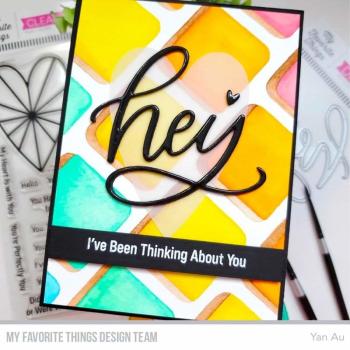 My Favorite Things Stempel "Hey" Clear Stamp