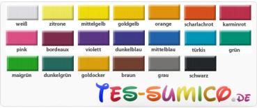 Textilfarbe für helle Stoffe, 59ml, 20 Standardfarben