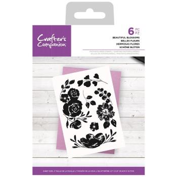 Crafters Companion - Beautiful Blossoms - Clear Stamps