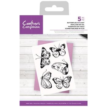 Crafters Companion - Butterflies in Flight - Clear Stamps