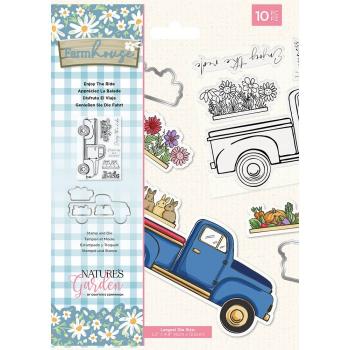 Crafters Companion - Farmhouse Enjoy The Ride - Stanze & Stempel