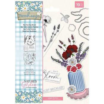 Crafters Companion - Farmhouse May Your Day Bloom - Stanze & Stempel