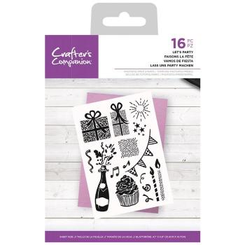 Crafters Companion - Let's Party - Clear Stamps