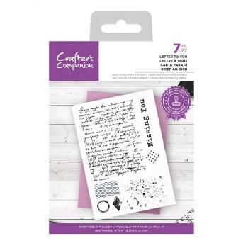 Crafters Companion - Letter to You - Clear Stamps