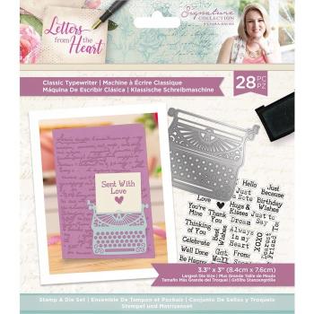 Crafters Companion -Letters from The Heart Classic Typewriter - Stanze & Stempel