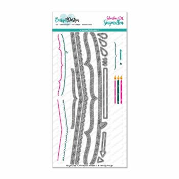 Carlijn Design Slimline Randen 2  Cutting Dies - Stanzen